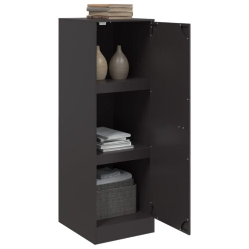 Sideboard Black 34.5x39x107cm Steel - Image 5
