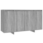 Sideboard Grey Sonoma 135x41x75cm Engineered Wood