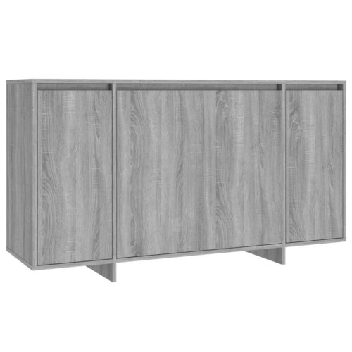 Sideboard Grey Sonoma 135x41x75cm Engineered Wood