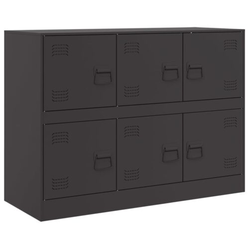 Sideboard Black 99x39x73cm Steel