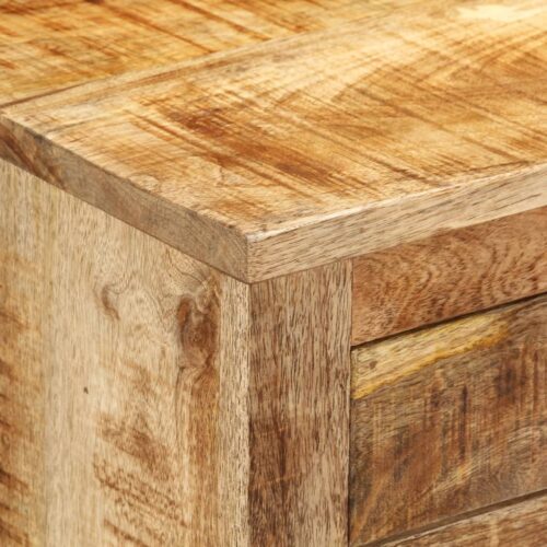 Sideboard 80x30x65cm Solid Rough Wood Mango - Image 5