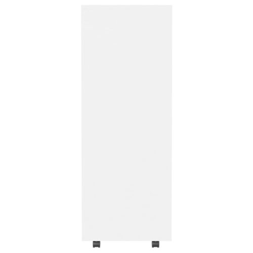 Open Wooden Wardrobe Clothes Closet Storage Cabinet Rack Shelf Cupboard White 80x40x110cm - Image 6
