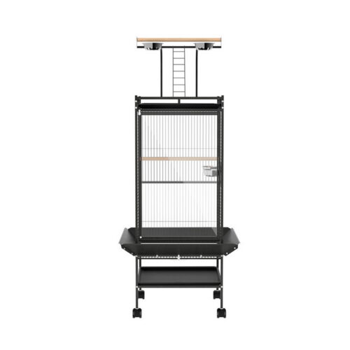 i.Pet Bird Cage Large Cages 155cm Parrot Aviary Stand-Alone Budgie Wheels Castor - Image 3