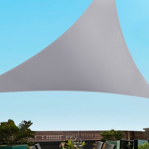 Instahut Waterproof Shade Sail Shade cloth Triangle Canopy 220GSM 4x4x4m - Image 7