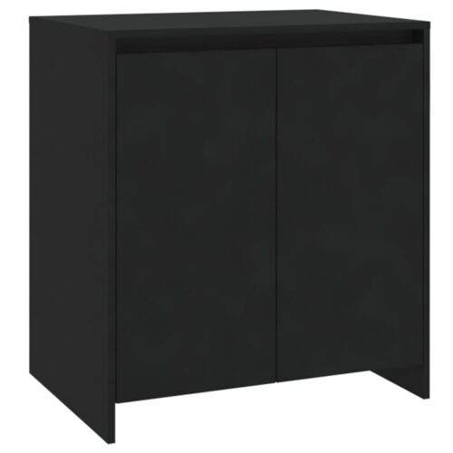 3-Piece Sideboard Black Engineered Wood - Image 5