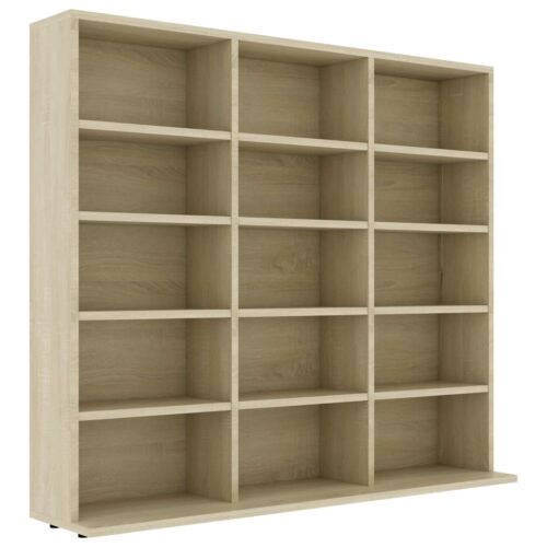 CD Cabinet Sonoma Oak 102x23x89.5cm Engineered Wood