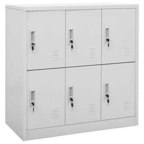 Industrial Steel Locker Cabinet Gym School Office Metal Storage Rack Cupboard