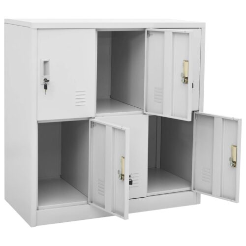 Industrial Steel Locker Cabinet Gym School Office Metal Storage Rack Cupboard - Image 5