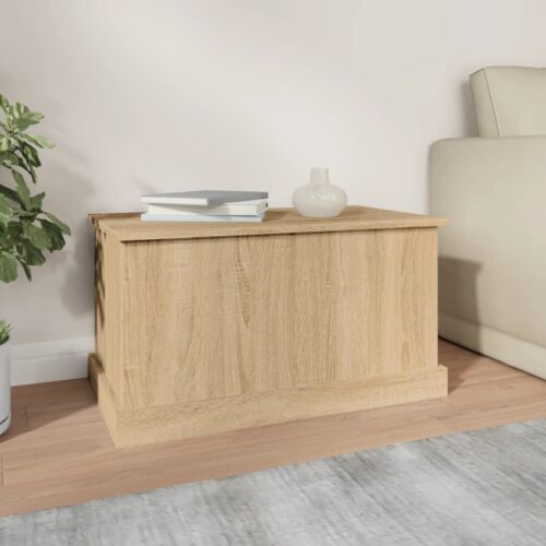 Storage Box Sonoma Oak 70x40x38cm Engineered Wood - Image 3