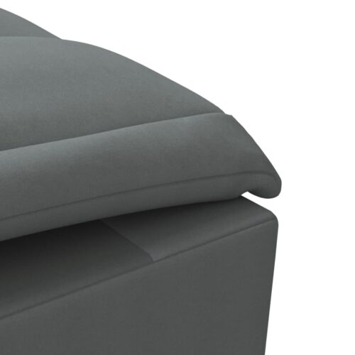 Massage Chaise Chair Fabric Lounge Living Room Couch Lounger Sofa Massager Grey - Image 8