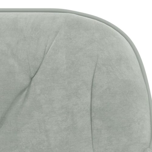Dining Chairs 2pcs Light Grey Velvet - Image 7