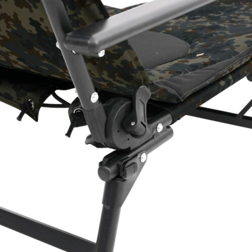 Fishing Bedchair with Adjustable MudLegs Foldable Camouflage - Image 8