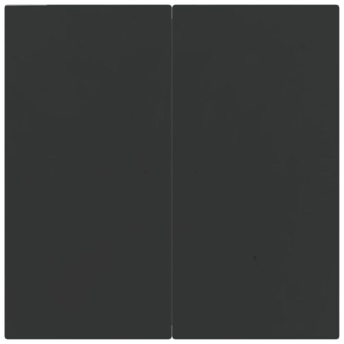 3-Piece Garden Dining Set Grey Black Poly Rattan Wicker Outdoor Patio Furniture Steel - Image 9