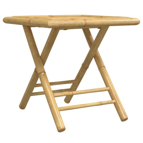 3-Piece Bistro Set Bamboo Outdoor Garden Patio Dining Lounge Furniture - Image 5