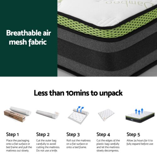 Giselle Mattress Cool Gel Foam 30cm Single - Image 6