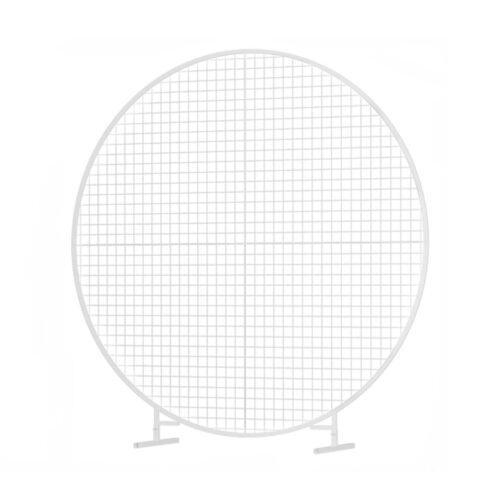 2M Round Backdrop Stand Wedding Background Decoration Party Flower Balloon Display - Image 3