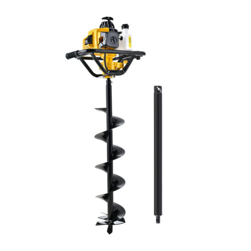 Giantz 82CC Post Hole Digger 200mm Petrol Drill Auger Extension Bits - Image 3