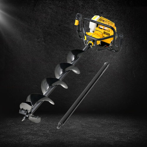 Giantz 82CC Post Hole Digger 200mm Petrol Drill Auger Extension Bits - Image 7