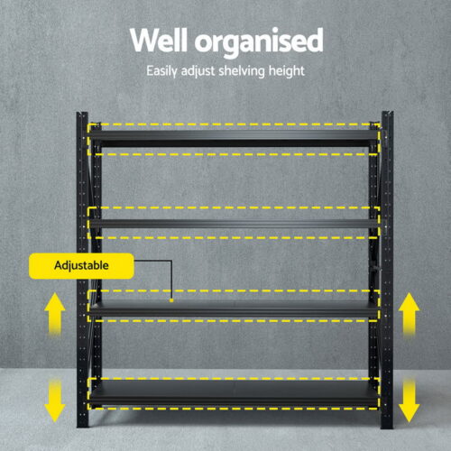 Giantz 2Mx2M Warehouse Shelving Garage Rack - Image 5