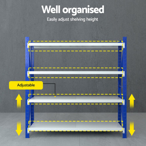 Giantz 2Mx2M Warehouse Shelving Garage Rack - Image 5