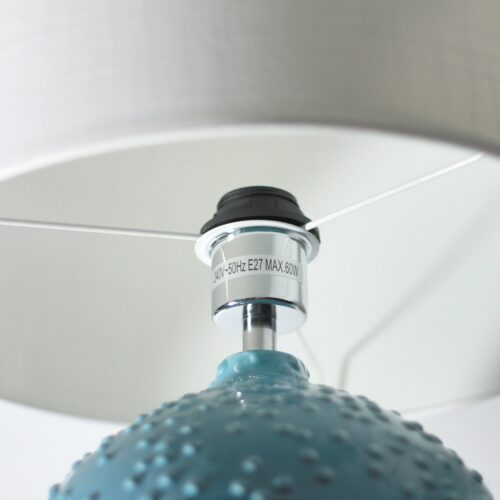 Boden Ceramic Table Lamp - Blue - Image 5