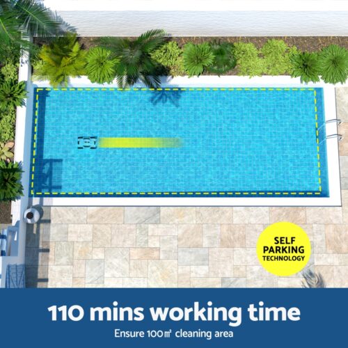 Aqua Buddy Robotic Pool Cleaner Automatic Floor Vacuum Robot Swimming Cordless - Image 4