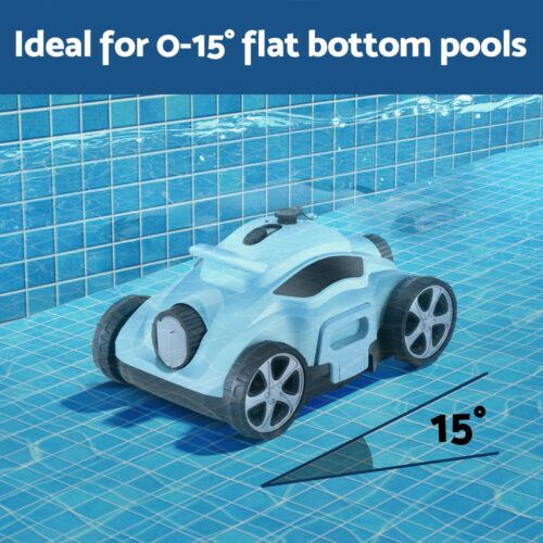 Aqua Buddy Robotic Pool Cleaner Automatic Floor Vacuum Robot Swimming Cordless - Image 5
