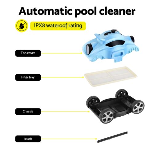Aqua Buddy Robotic Pool Cleaner Automatic Floor Vacuum Robot Swimming Cordless - Image 6