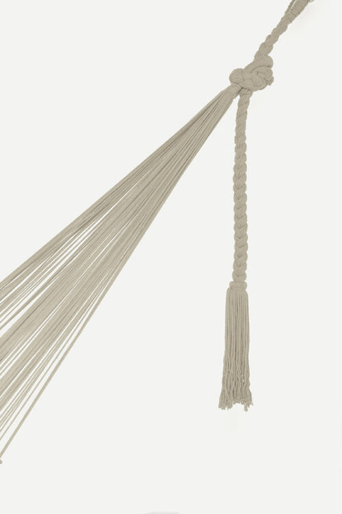Outdoor undercover cotton Mayan Legacy hammock with hand crocheted tassels King Size Marble - Image 6