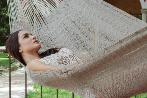 Outdoor undercover cotton Mayan Legacy hammock King size Dream Sands - Image 3