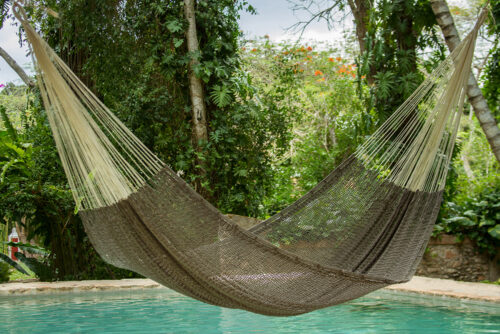 Outdoor undercover cotton Mayan Legacy hammock King size Dream Sands - Image 5