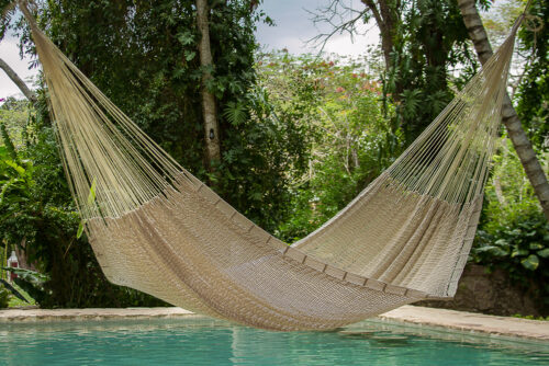 Outdoor undercover cotton Mayan Legacy hammock King size Marble - Image 2