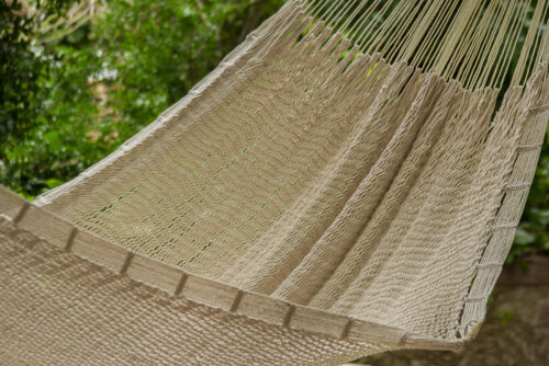 Outdoor undercover cotton Mayan Legacy hammock King size Marble - Image 3