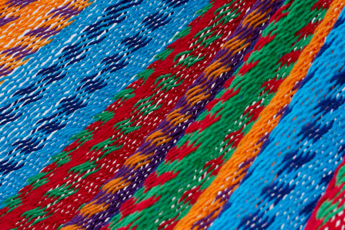 Outdoor undercover cotton Mayan Legacy hammock Family size Colorina - Image 3
