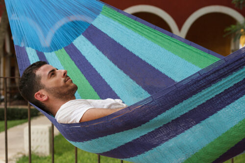 The out and about Mayan Legacy hammock Doble Size in Oceanica colour - Image 3