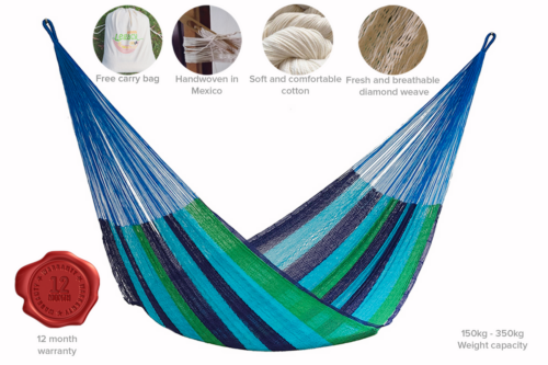 The out and about Mayan Legacy hammock Doble Size in Oceanica colour - Image 7
