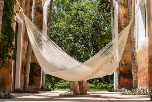 Mayan Legacy Bed Cotton hammock - Classic in Marble  colour - Image 2
