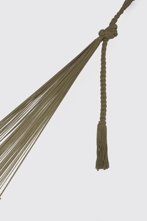 Outdoor Undercover Cotton Mayan Legacy Hammock Hand Crocheted Tassels King Size Cedar - Image 2