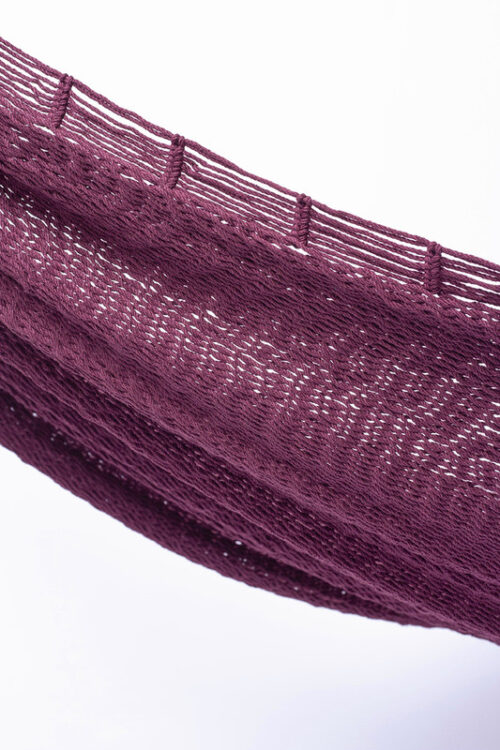 Outdoor Undercover Cotton Mayan Legacy Hammock King Size Maroon - Image 6