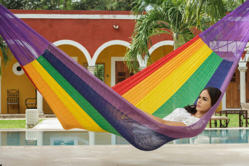 The Power nap Mayan Legacy hammock in Rainbow Colour - Image 3