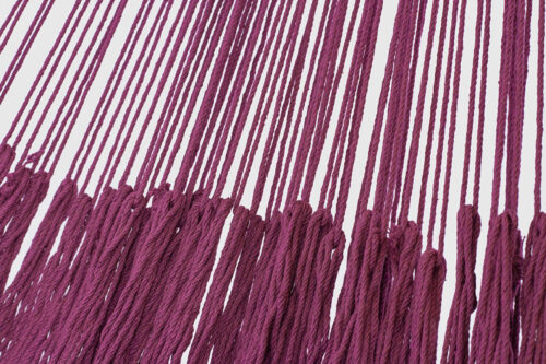 Outdoor undercover cotton Mayan Legacy hammock King size Mexican Pink - Image 5
