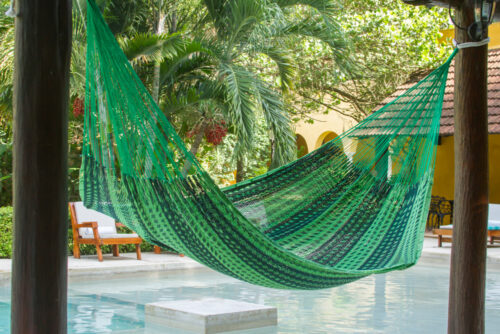 Outdoor undercover cotton Mayan Legacy hammock Family size Jardin - Image 3