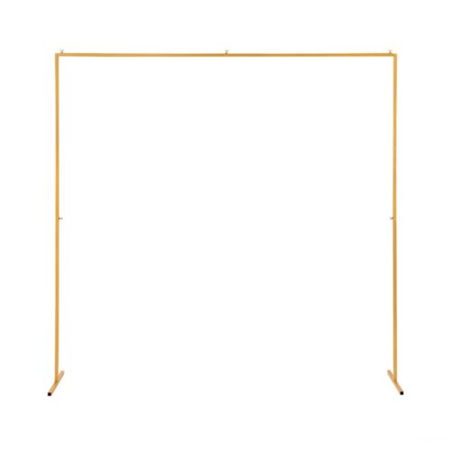 2M Backdrop Stand Wedding Background Decoration Party Flower Balloon Display Golden