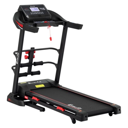 Everfit Treadmill Electric Home Gym Fitness Exercise Machine with Sit Up Bar 450mm