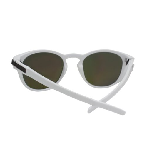 Oakley Custom Latch Matte White Violet Iridium Lens Mens Womens Sunglasses - Image 5