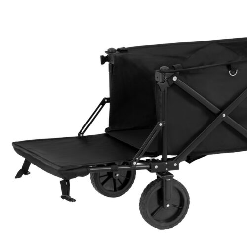 Gardeon Garden Cart with Opening Rear Black - Image 5
