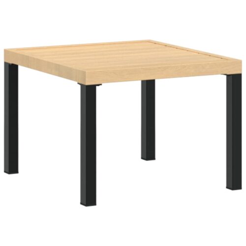 Garden Bench Set with Cushions 3pcs Black Powder-coated Steel Outdoor Patio Furniture - Image 5