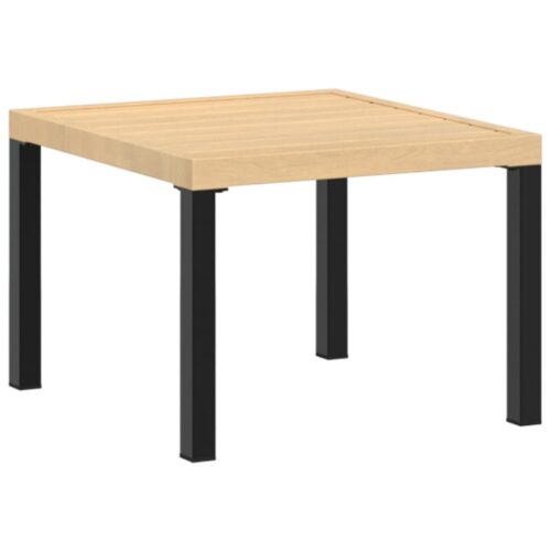 Garden Bench Set with Cushions 3pcs Black Powder-coated Steel Outdoor Patio Furniture - Image 5