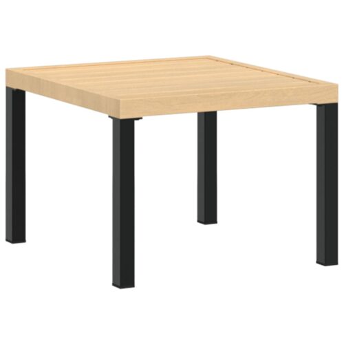 Garden Bench Set with Cushions 3pcs Black Powder-coated Steel Outdoor Patio Furniture - Image 5