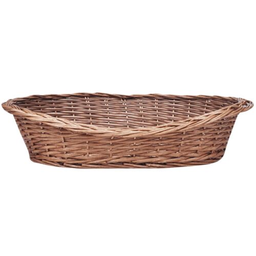 Willow Dog Basket/Pet Bed Natural 50cm - Image 2
